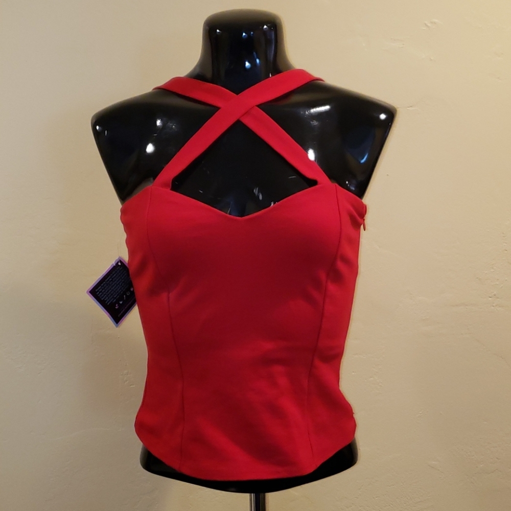 COPY - Criss-Cross Pin-up Top